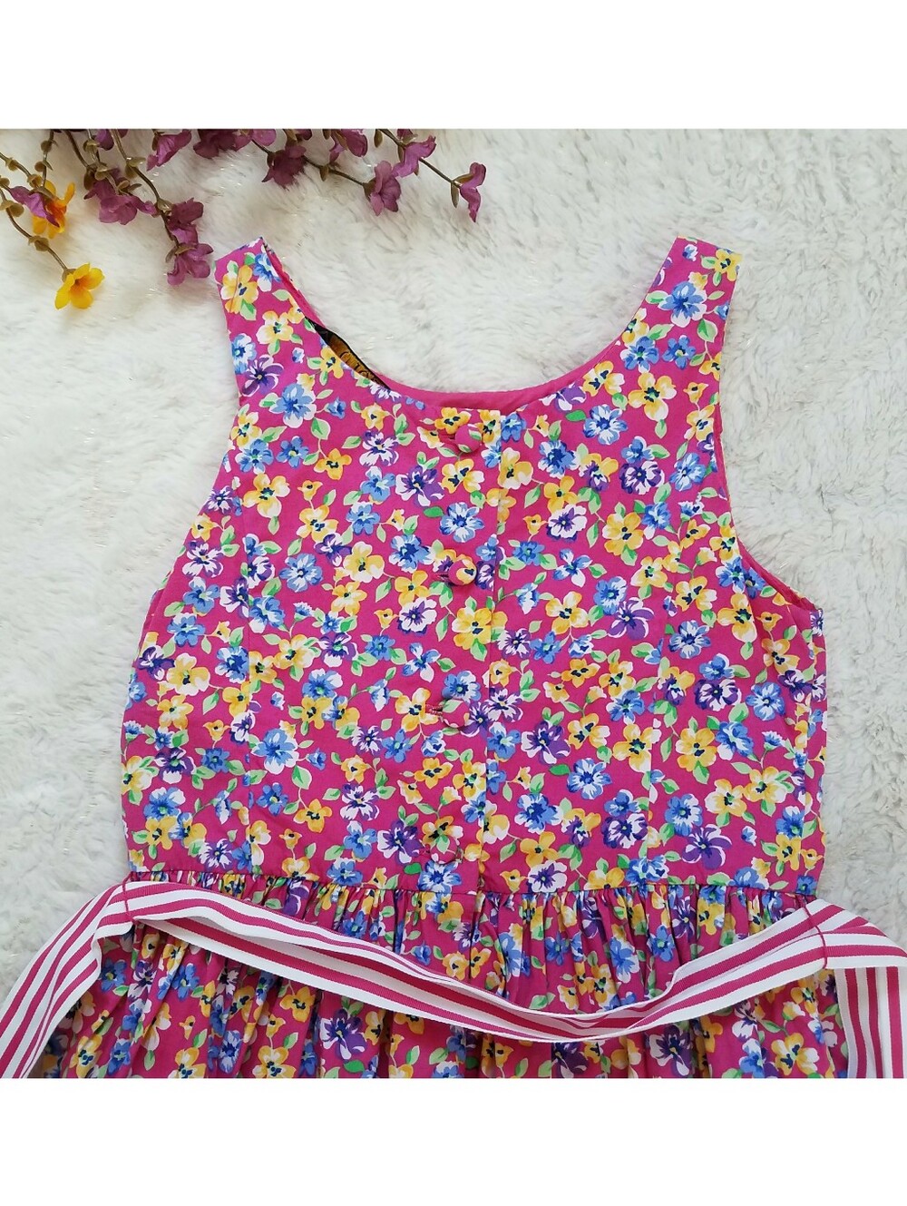 Polo Ralph Lauren Girl's Floral Fit-and-Flare Dress - Picture 4 of 6